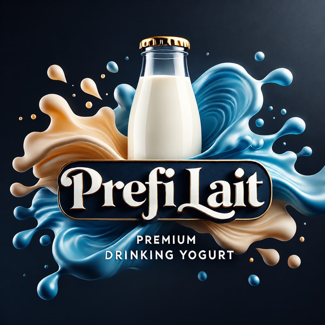 Prefi Lait, yaourt à boire premium