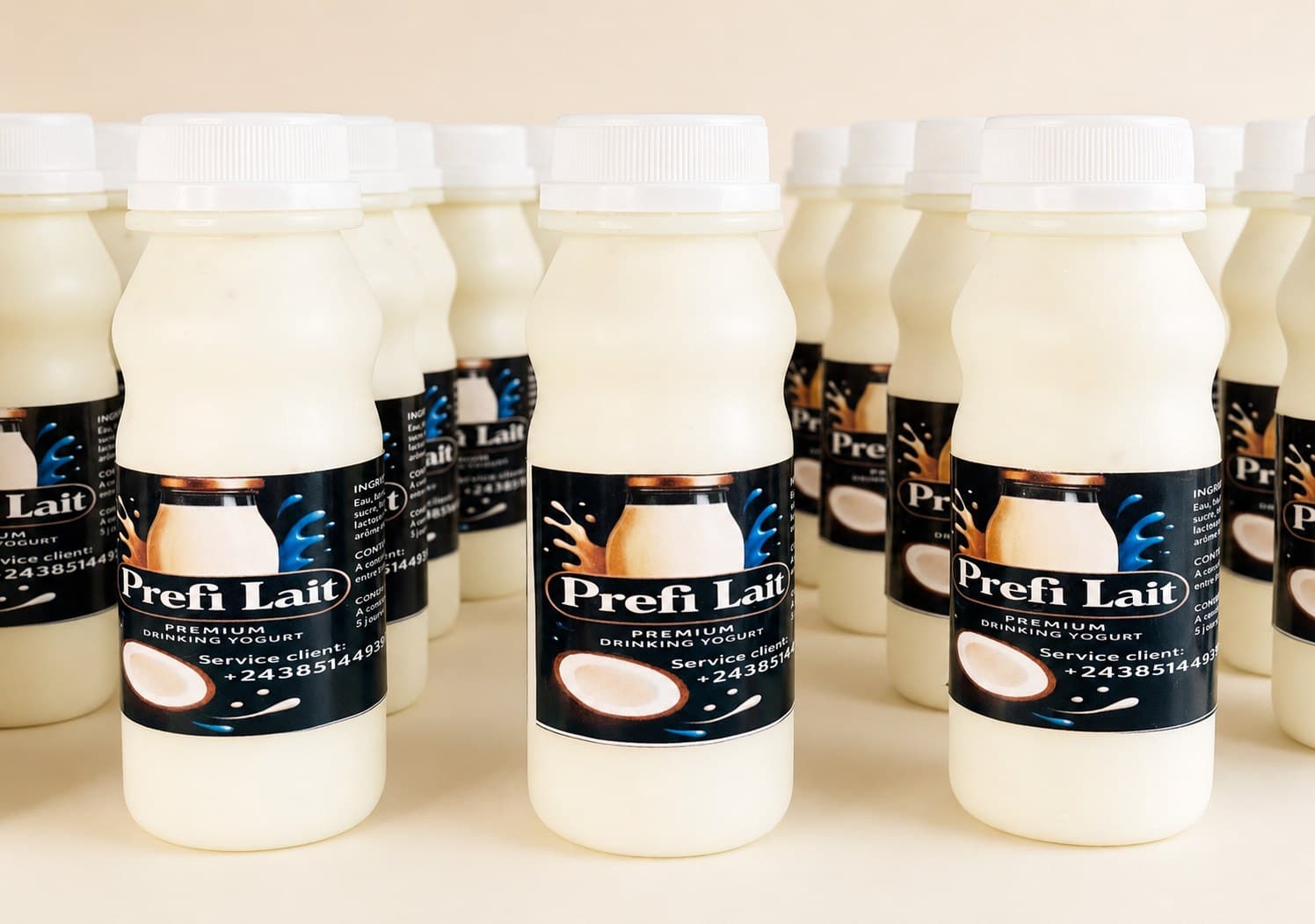 Production artisanale des bouteilles Prefi Lait