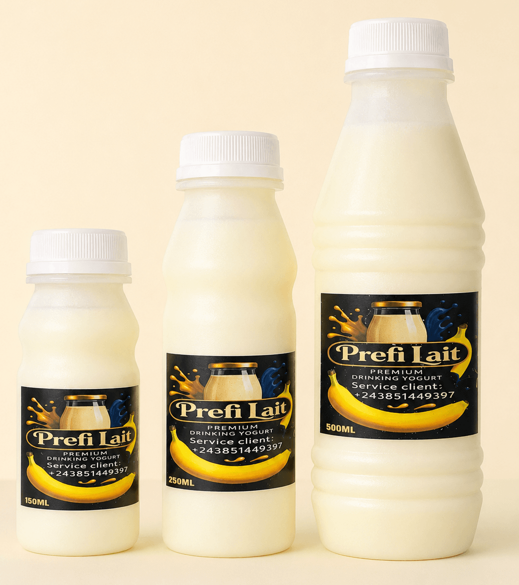 Bouteille Prefi Lait saveur Banane